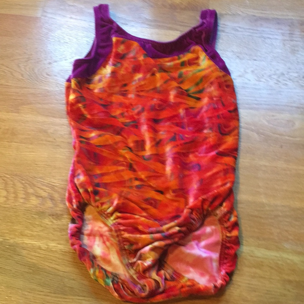 velvet gymnastics leotard